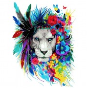 Картина по номерам Идейка Животные, птицы Зоркое око 40х50см KHO2483