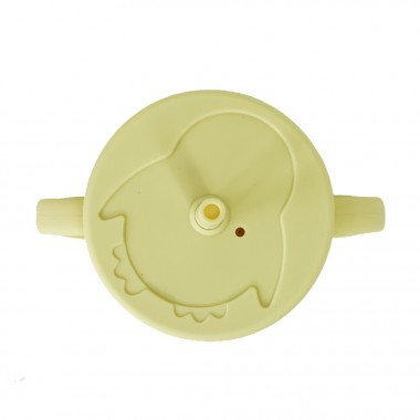 Силіконова чашка-поїлка з кришкою MGZ-0302(Yellow) 200 мл