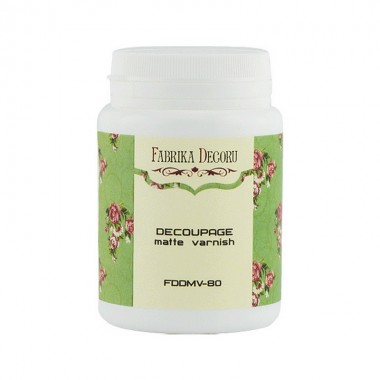Лак-финиш для декупажа FDDMV-80, 80 мл, матовый