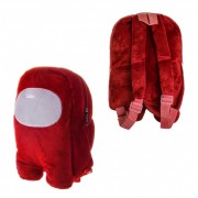 Рюкзак детский BG1139  Among Us  19*11*30 см  (Красный)