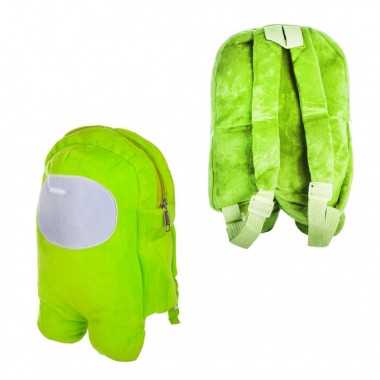 Рюкзак детский BG1139  Among Us  19*11*30 см  (Зеленый)