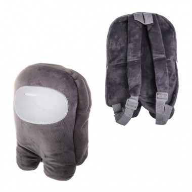 Рюкзак детский BG1139  Among Us  19*11*30 см  (Серый)
