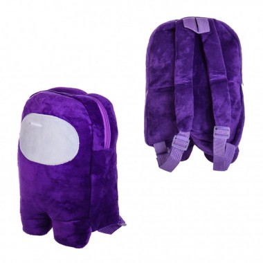 Рюкзак детский BG1139  Among Us  19*11*30 см  (Фиолетовый)