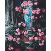 Алмазная мозаика "Удивительные розы" ©Popova Josephine AMO7639 Идейка 40х50 см