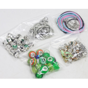 Набір для створення браслетів і підвісок B4343(Green) із шармами