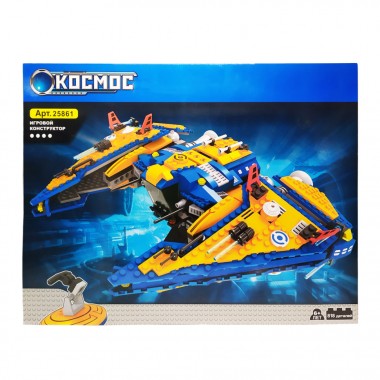 Дитячий конструктор "Космічний корабель" Keedo 25861, 818 елементів