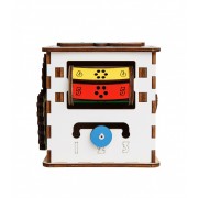 Детский развивающий куб Бизиборд K001, 12x12x12