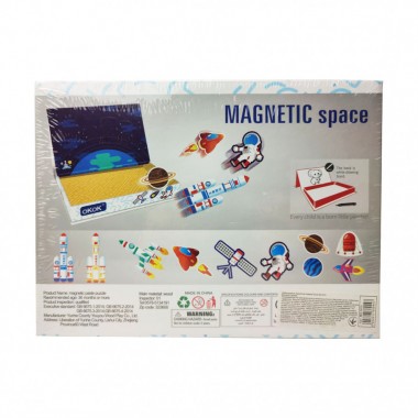 Деревянная игрушка Пазлы MD 2815 магнитные (Космос)