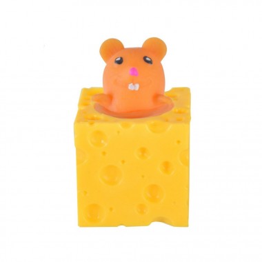 Детская игрушка сквиш Pop Up Мышка в сыре SQ-23(Brown) коричневый Детская игрушка сквиш Pop Up Мышка в сыре SQ-23(Brown) коричневый
