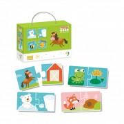 Детский пазл Зверята и их домики DoDo 300117, 24 детали