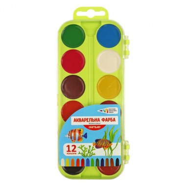 Детская акварель "Craft & Joy" 312046/Cr 12 цветов, без кисти