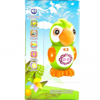 Інтерактивна іграшка Папуга 7496 з сенсором