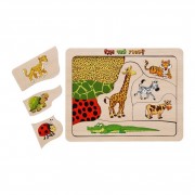 Дерев'яний пазл-вкладиш