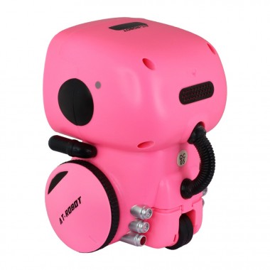 Детская игрушка "Интерактивный робот" AT001-04-UKR розовый, с голосовым управлением