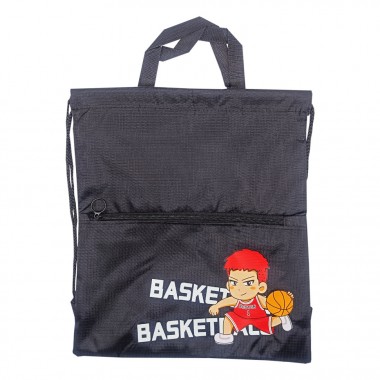 Детская сумка для обуви «Basketball» 2-54-3(Black) 40 x 35 см