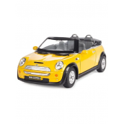 Дитяча колекційна машинка Mini Cooper S Kinsmart KT5089W інерційна  Жовтий