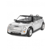 Дитяча колекційна машинка Mini Cooper S Kinsmart KT5089W інерційна  Сріблястий