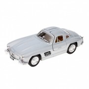 Колекційна іграшкова машинка MERCEDES-BENZ SLS AMG КТ5346W інерційний  Сріблястий