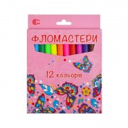 Детские Фломастеры «Картон» 950-12 12 цветов Вид 2