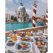 Картина по номерам. Art Craft Завтрак в Венеции 40х50 см 11229-AC