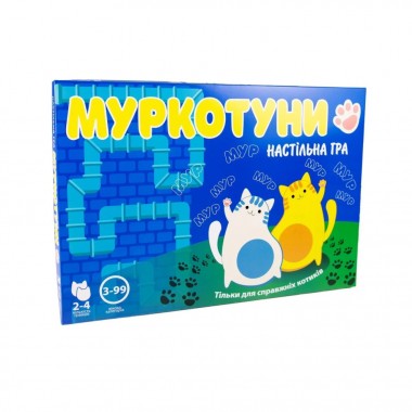 Настольная игра-бродилка Муркотуны Strateg 30246 на украинском языке