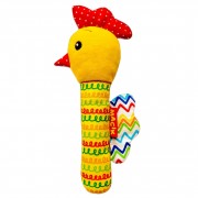 Іграшка м'яконабивна «Брязкальце Півник» МС 010302-02