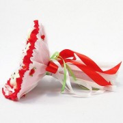 Букет з м'яких іграшок 5 ведмедиків 5289IT червоний