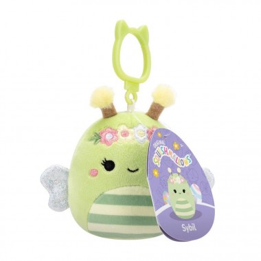 Мягкая игрушка на клипсе Пчелка Сибил Squishmallows SQCP00460, 9 см Мягкая игрушка на клипсе Пчелка Сибил Squishmallows SQCP00460, 9 см