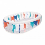 Бассейн семейный 54066 эллиптический, 3 кольца 234-153-51см