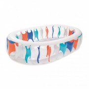 Бассейн семейный 54066 эллиптический, 3 кольца 234-153-51см