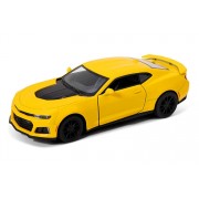 Колекційна іграшкова машинка CHEVROLET CAMARO ZL1 5' KT5399W інерційна  Жовтий