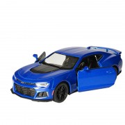 Колекційна іграшкова машинка CHEVROLET CAMARO ZL1 5' KT5399W інерційна  Синій