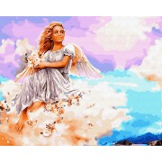 Картина по номерам Brushme Ангел на облаке GX29953