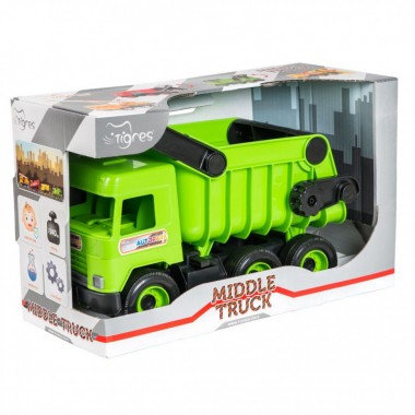 Игрушечное авто самосвал Middle truck 39482 откидной кузов