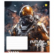 Тетрадь ученическая «Future is Here» 012-3417K-3 в клеточку, 12 листов