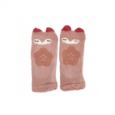 Детский набор наколенники и носки "Кот" MGZ-0649(Pink)