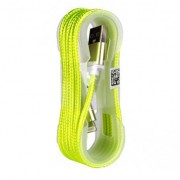 USB кабель Apll ткань YT003 ( YT003(Green))