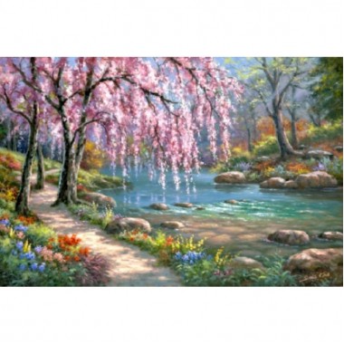 Картина по номерам Идейка Пейзаж Чудесный сад 40х50см KHO2811