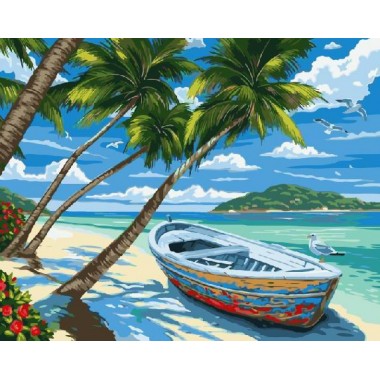 Картина по номерам Brushme Райский остров GX21769