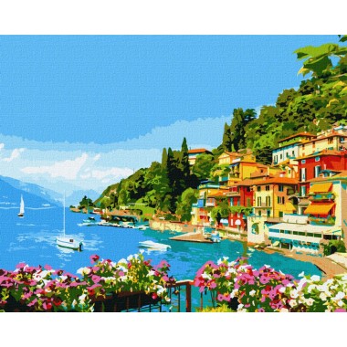 Картина за номерами "Улюблена Італія" Ідейка KHO2759 40х50 см