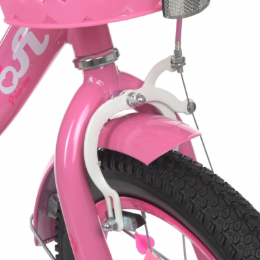Велосипед детский PROF1 Y1411-1 14 дюймов, розовый