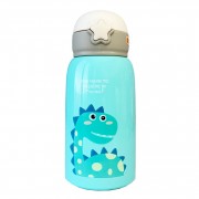 Термос-поильник с силиконовой трубочкой Динозавр MGZ-0311-2, 600 мл