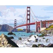 Картина по номерам Brushme Мост Сан Франциско GX7979