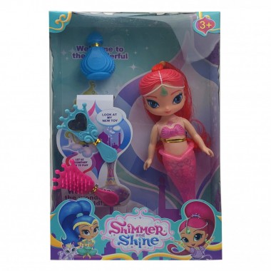 Кукла 608 "Shimmer and Shine" с  аксессуарами (Розовая)