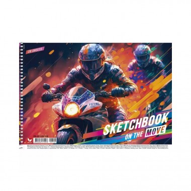Альбом для рисования On the move PB-SC-020-558-2 спираль, 20 листов