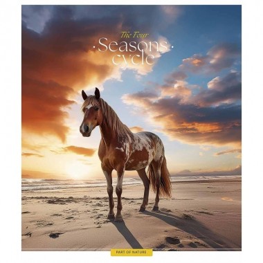 Тетрадь общая Four seasons 048-3403L-3 в линию, 48 листов