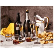 Картина по номерам. Brushme Вино c фруктами GX25157