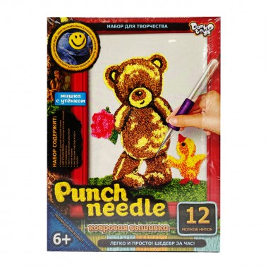 Набір для творчості: коврова вишивка Punch Needle 