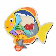 Детский деревяный пазл-вкладыш