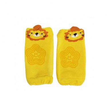 Детский набор наколенники и носки Лев MGZ-0649(Yellow)